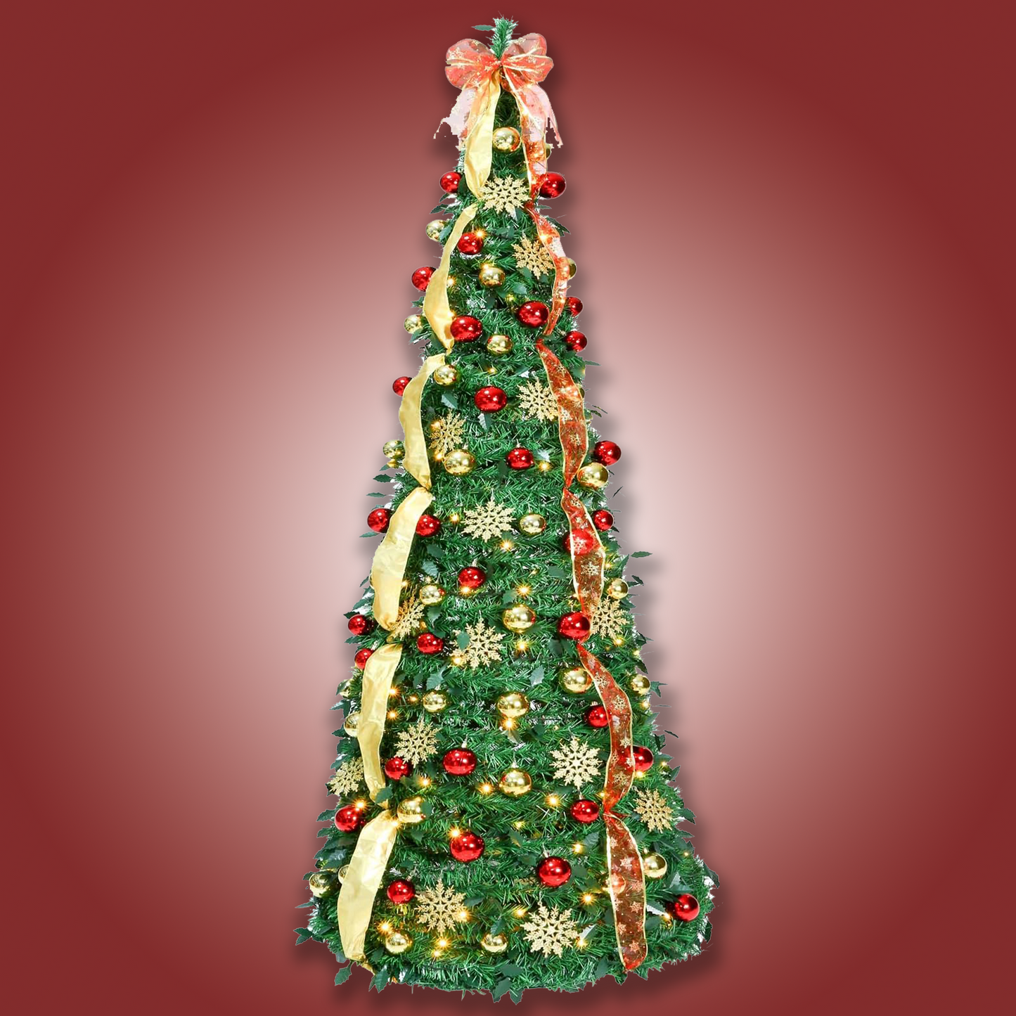 1.8M Collapsible Folding Christmas Tree 