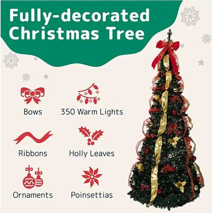 1.8M Collapsible Folding Christmas Tree 